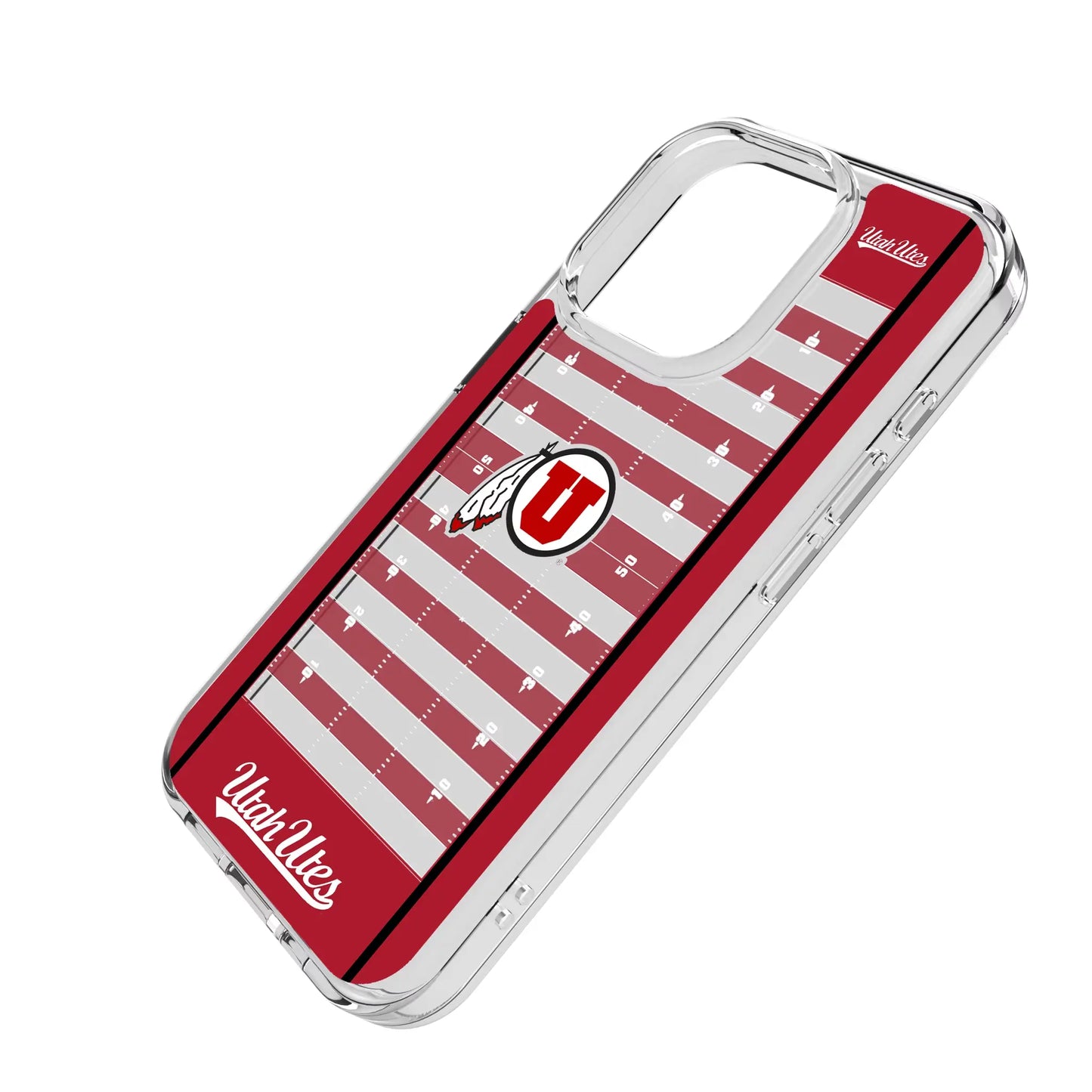 University of Utah Utes Field Clear Phone Case for Apple iPhone
