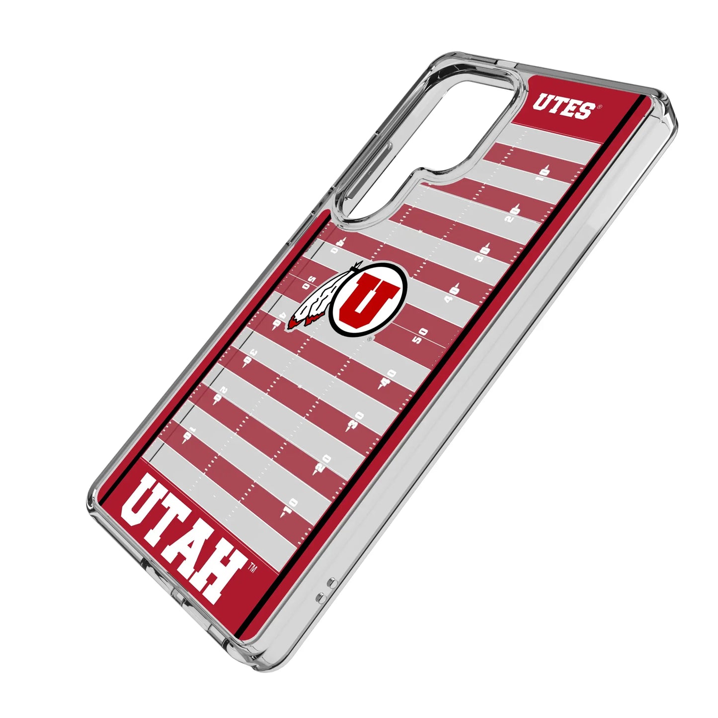University of Utah Utes Field Clear Phone Case for Samsung Galaxy