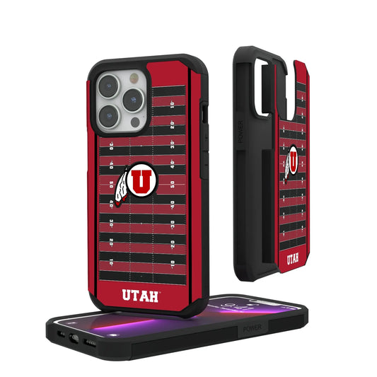University of Utah Utes Field Rugged Phone Case for Apple iPhone