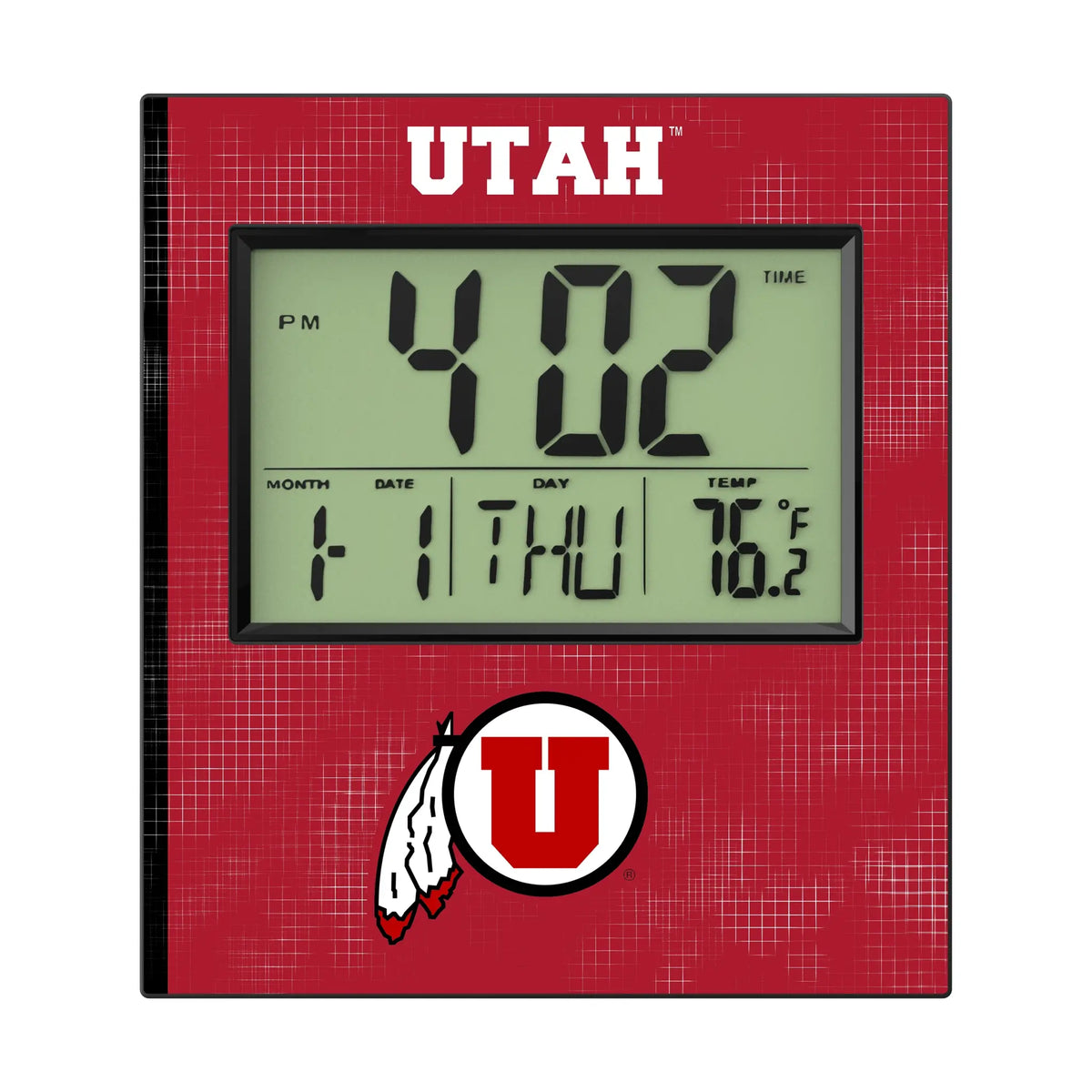 University of Utah Utes Hatch Wall Clock