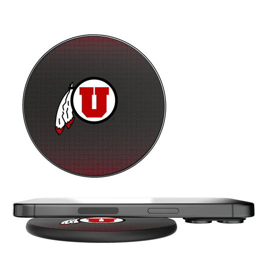 University of Utah Utes Linen 15-Watt Wireless Charger