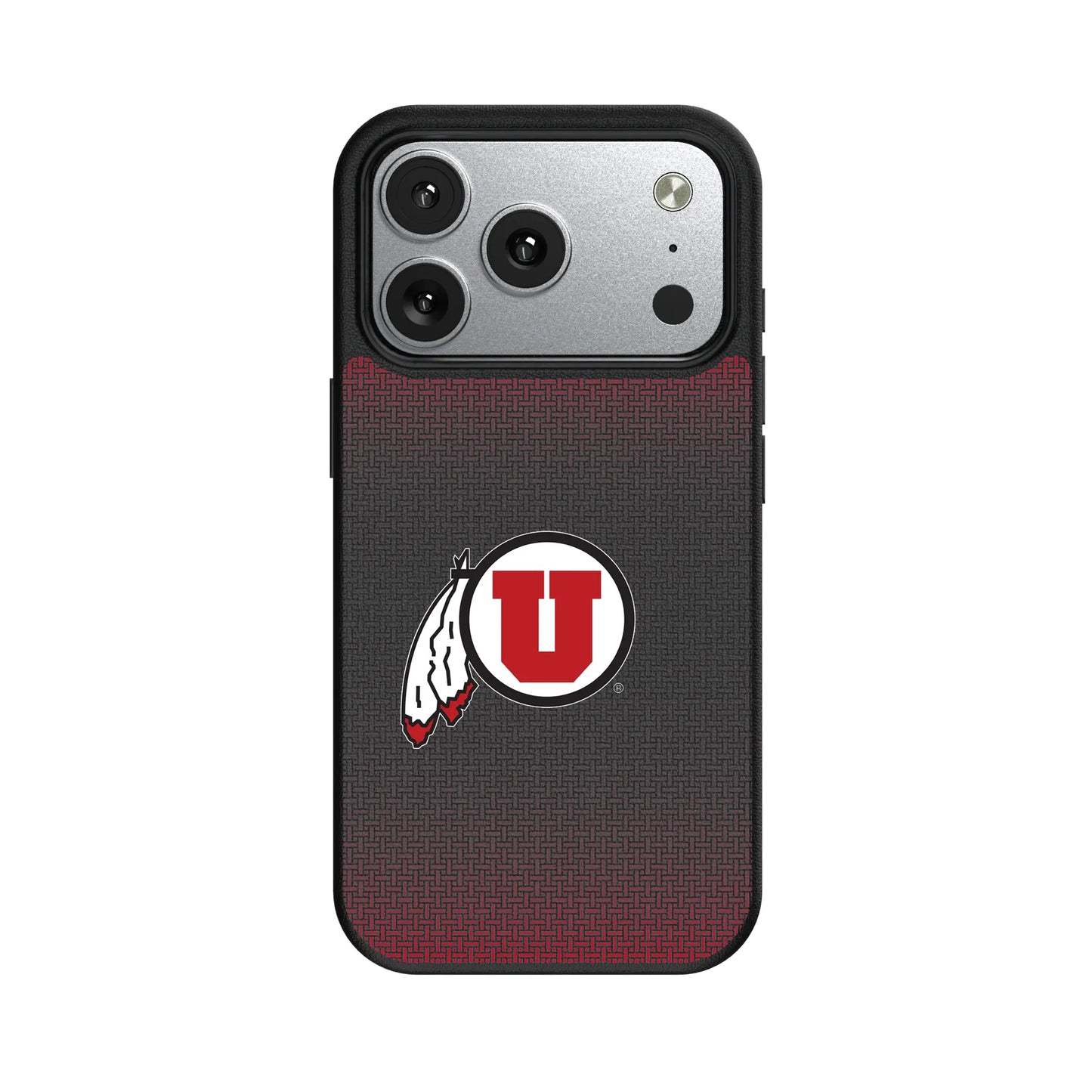 University of Utah Utes Linen MagSafe Compatible Phone Case for Apple iPhone