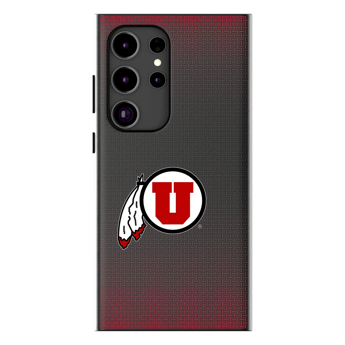 University of Utah Utes Linen MagSafe Compatible Phone Case for Samsung Galaxy