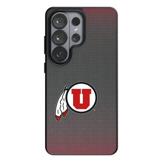 University of Utah Utes Linen MagSafe Compatible Phone Case for Samsung Galaxy