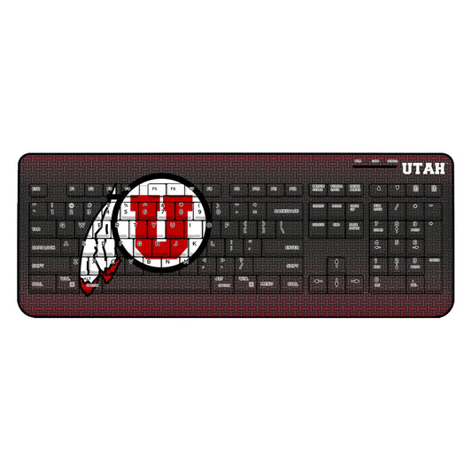 University of Utah Utes Linen Wireless USB Keyboard