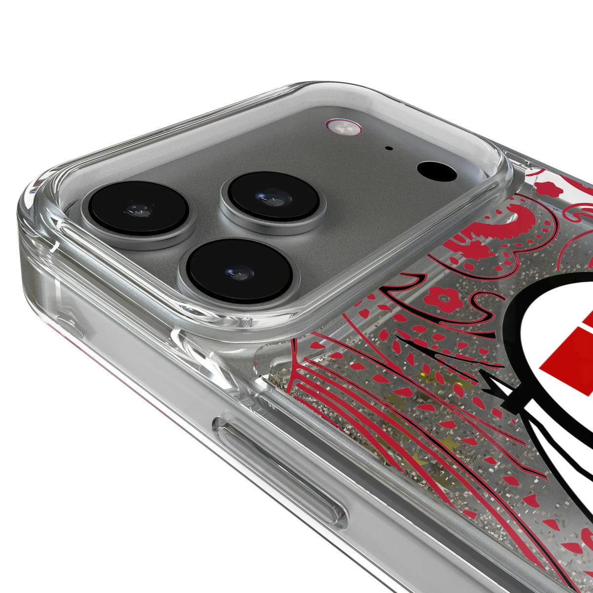 University of Utah Utes Paisley Glitter Phone Case for Apple iPhone