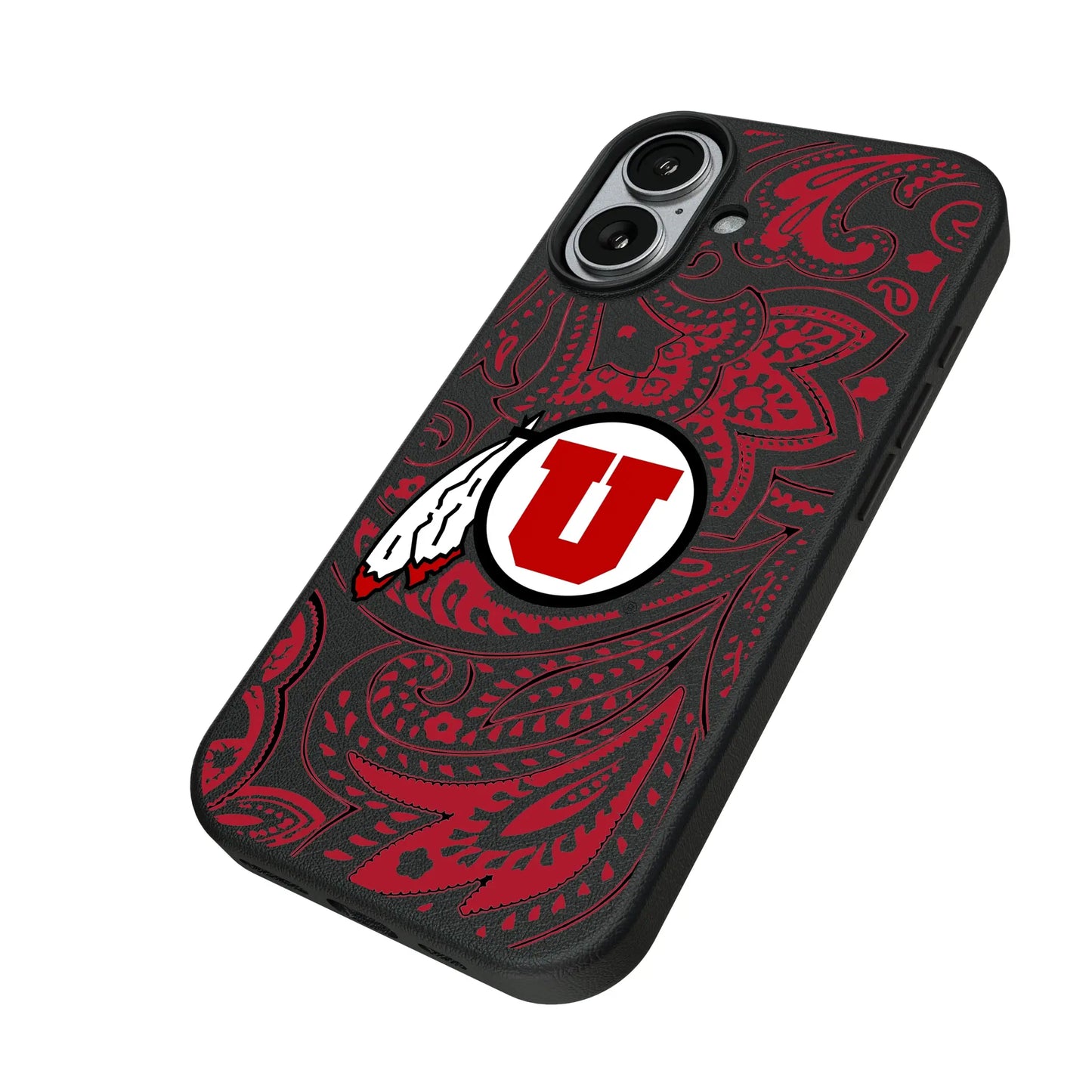 University of Utah Utes Paisley MagSafe Compatible Phone Case for Apple iPhone