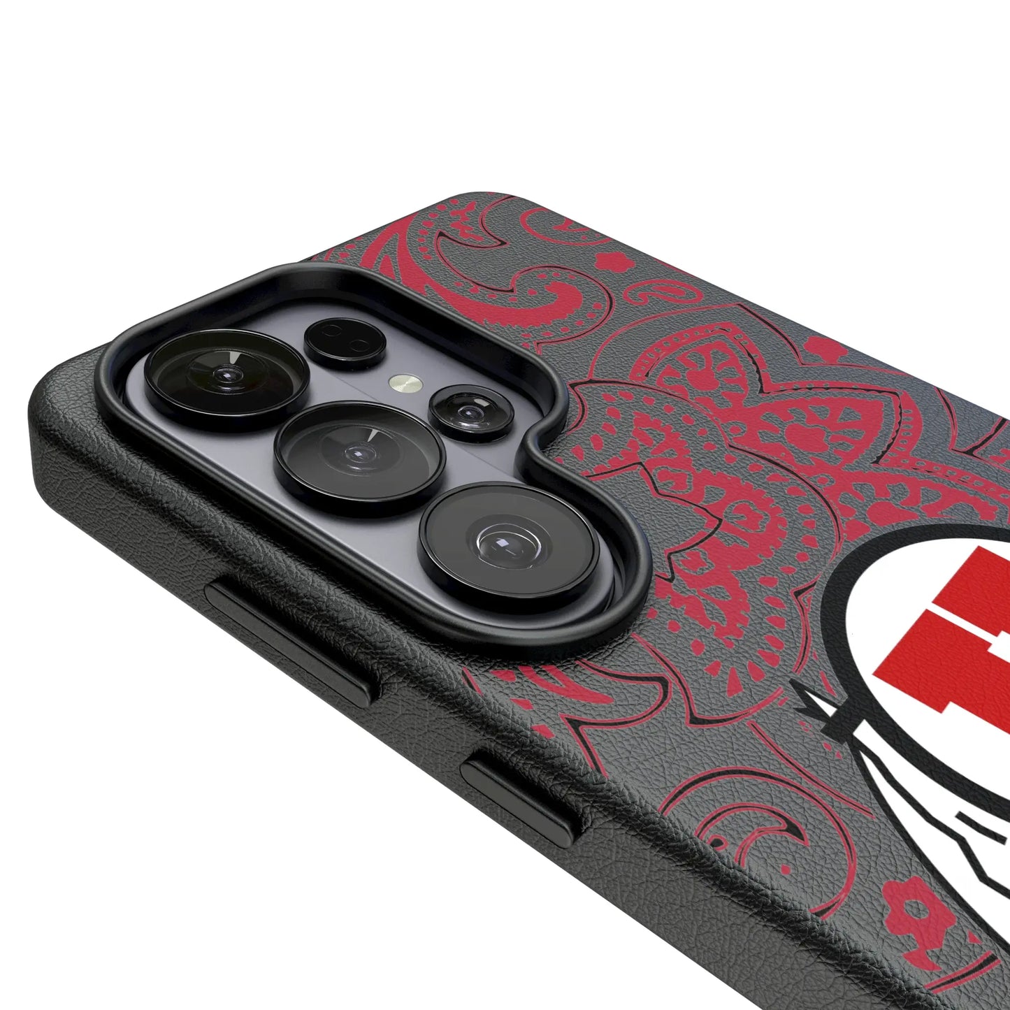 University of Utah Utes Paisley MagSafe Compatible Phone Case for Samsung Galaxy