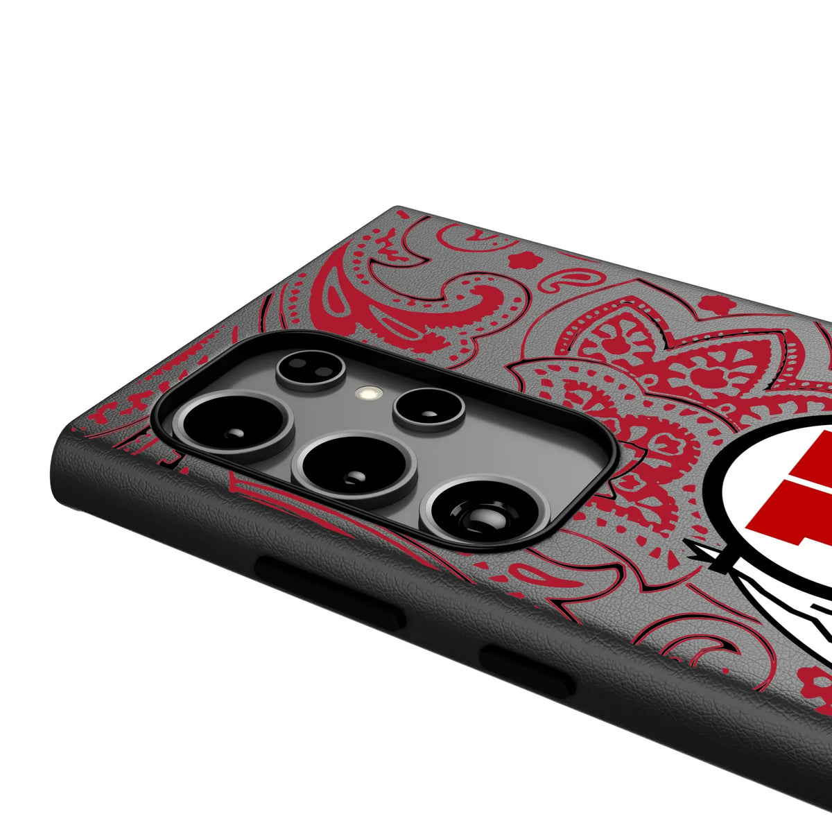 University of Utah Utes Paisley MagSafe Compatible Phone Case for Samsung Galaxy