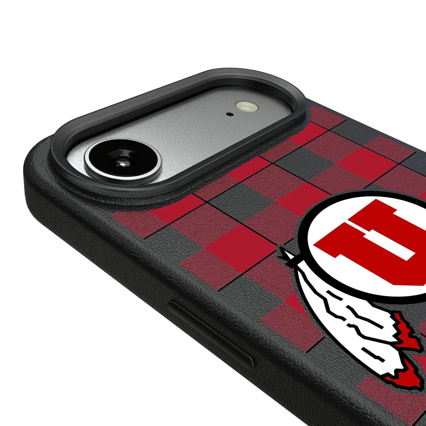 University of Utah Utes Plaid MagSafe Compatible Phone Case for Apple iPhone