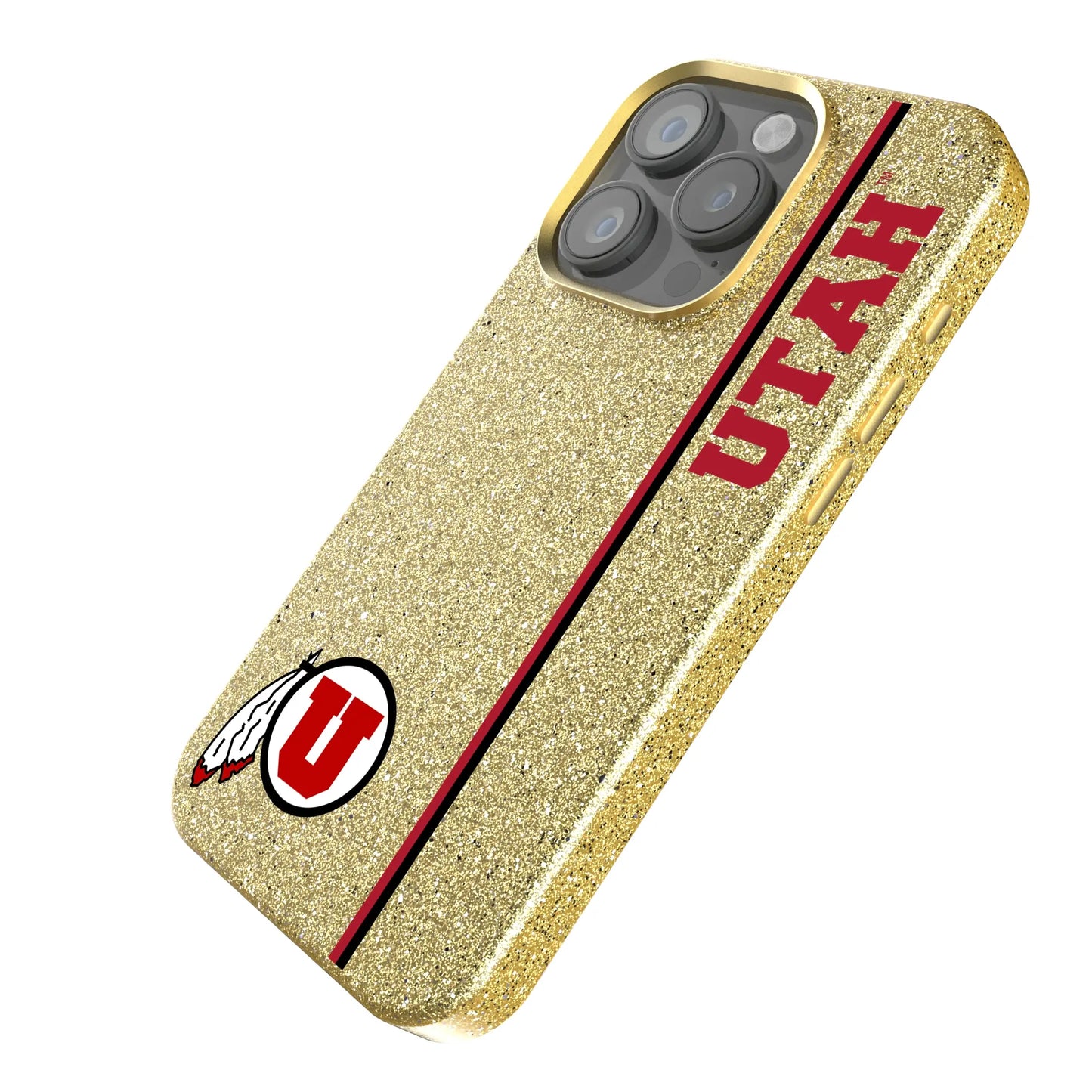 University of Utah Utes Sidebar Bling Phone Case for Apple iPhone