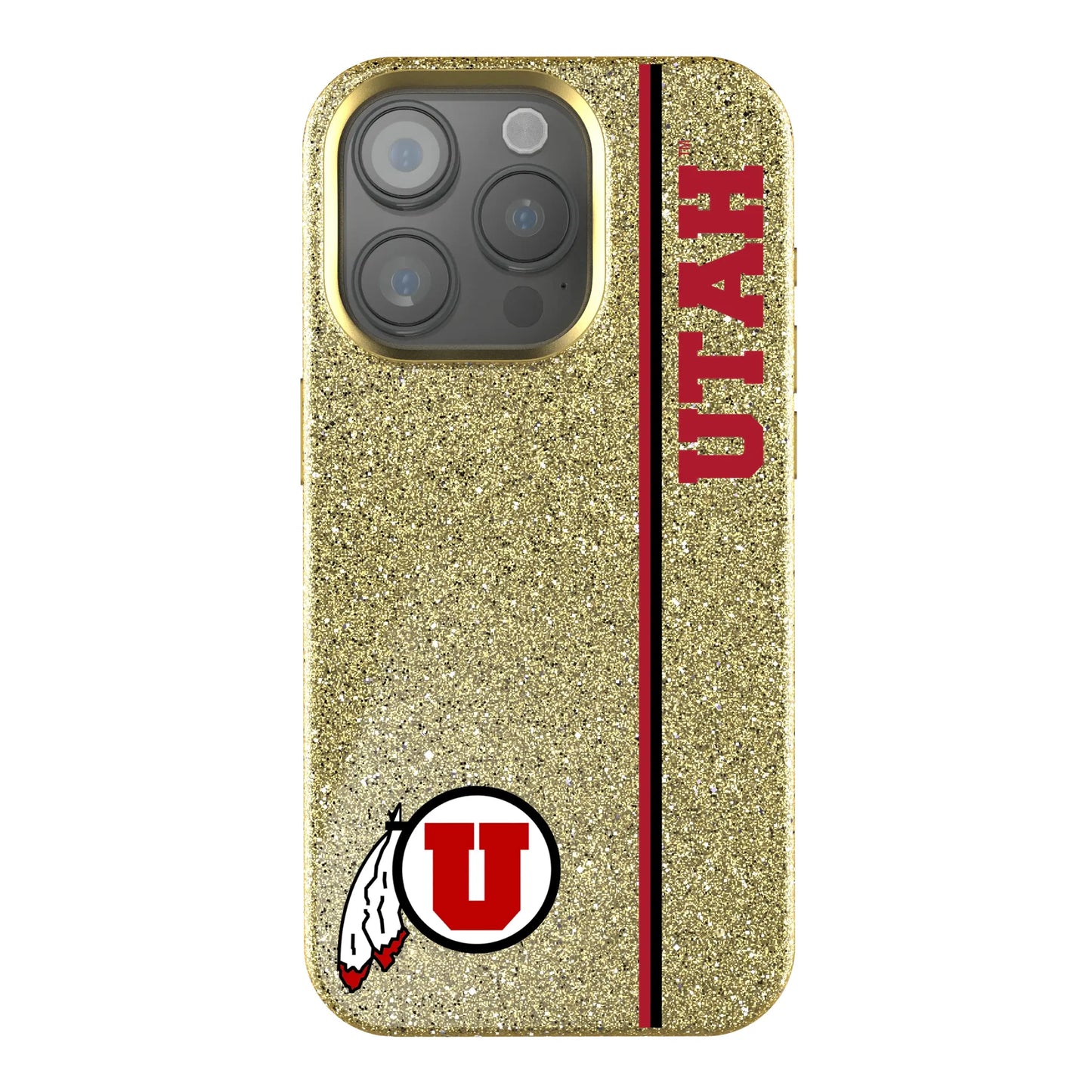 University of Utah Utes Sidebar Bling Phone Case for Apple iPhone