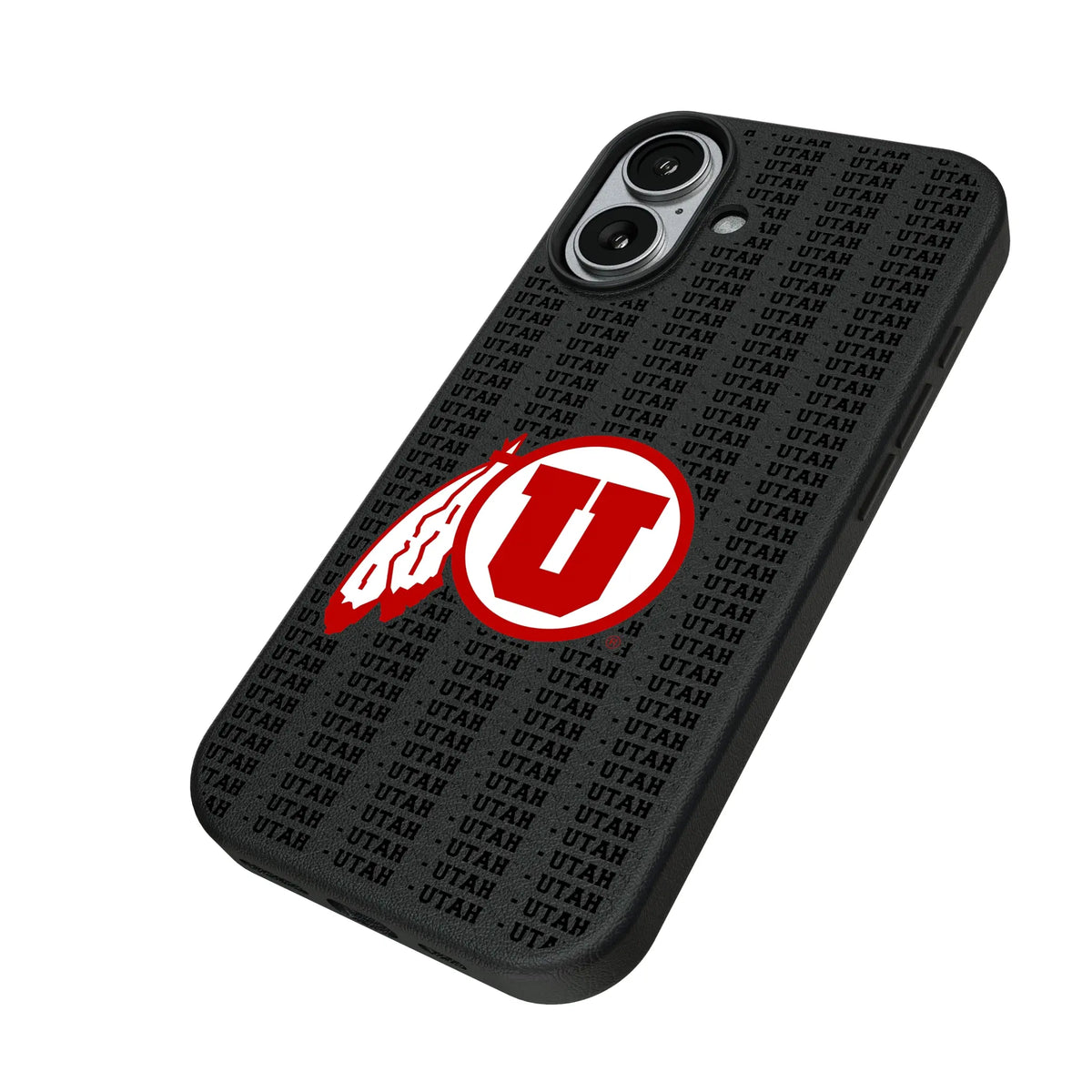 University of Utah Utes Text Backdrop MagSafe Compatible Phone Case for Apple iPhone