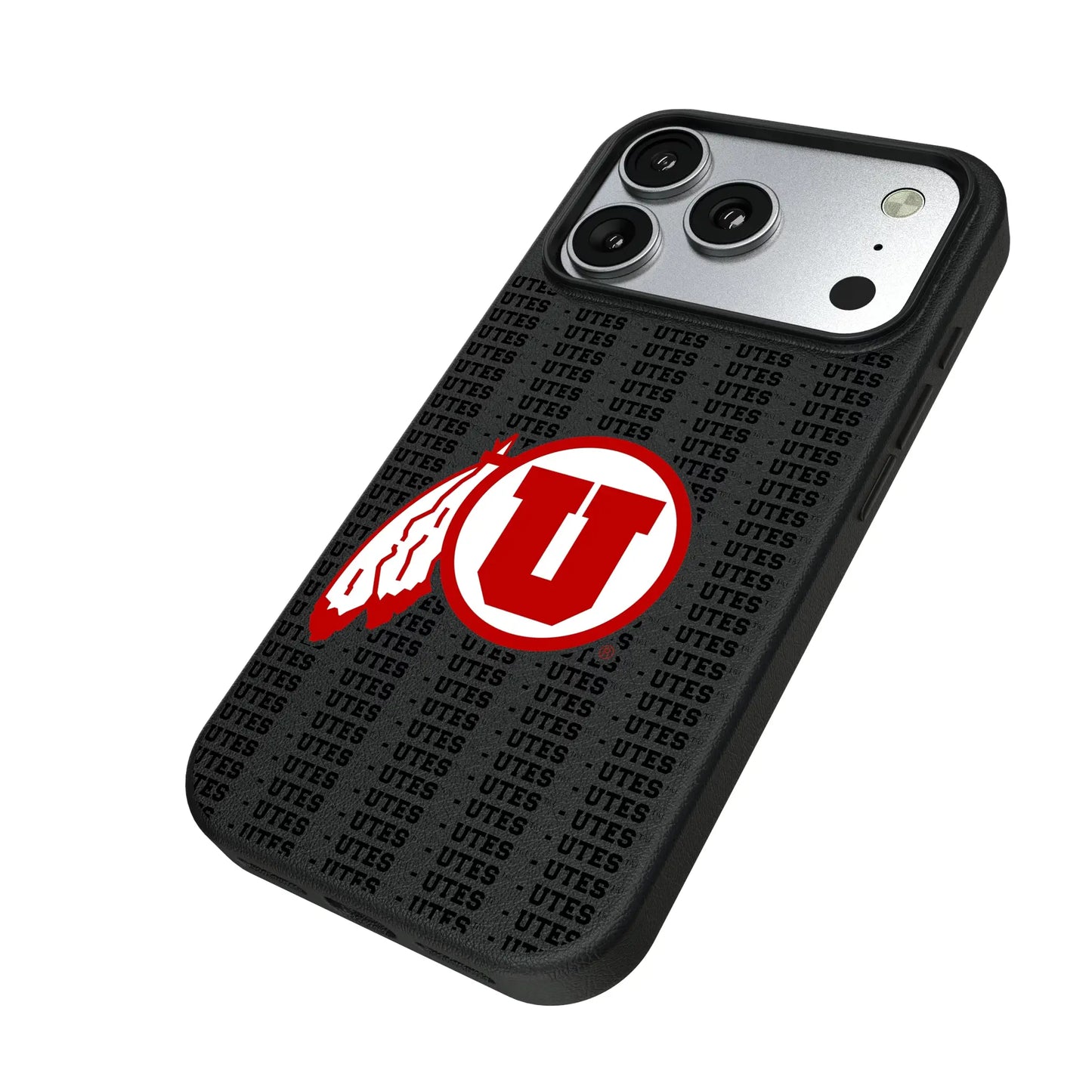 University of Utah Utes Text Backdrop MagSafe Compatible Phone Case for Apple iPhone