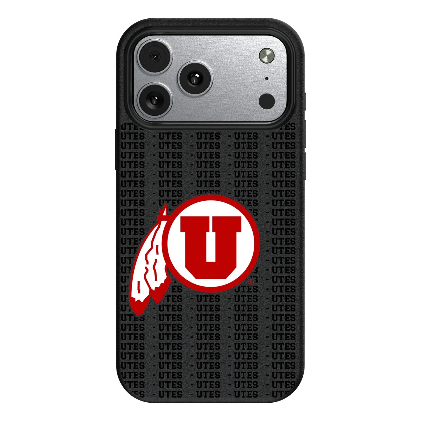 University of Utah Utes Text Backdrop MagSafe Compatible Phone Case for Apple iPhone