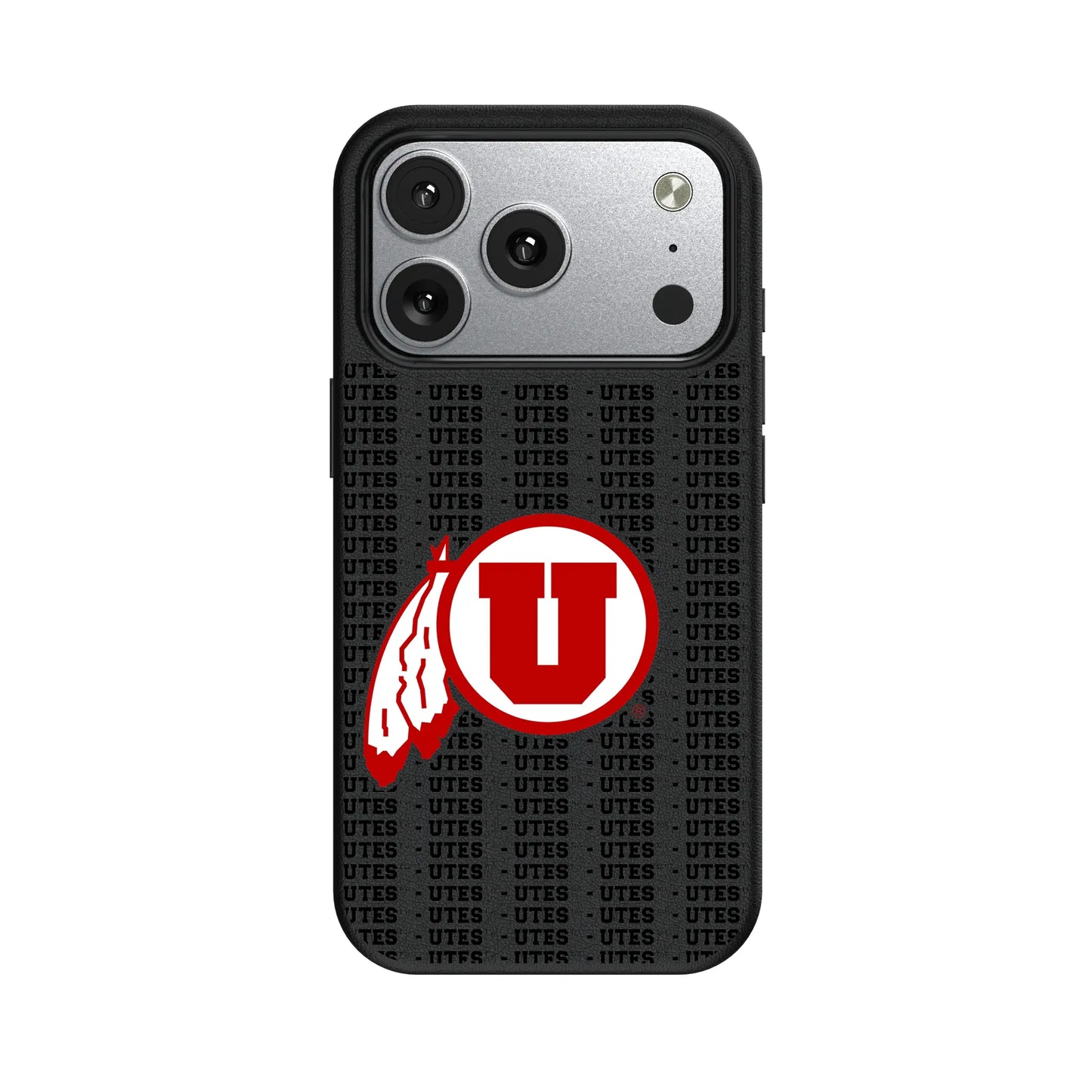 University of Utah Utes Text Backdrop MagSafe Compatible Phone Case for Apple iPhone