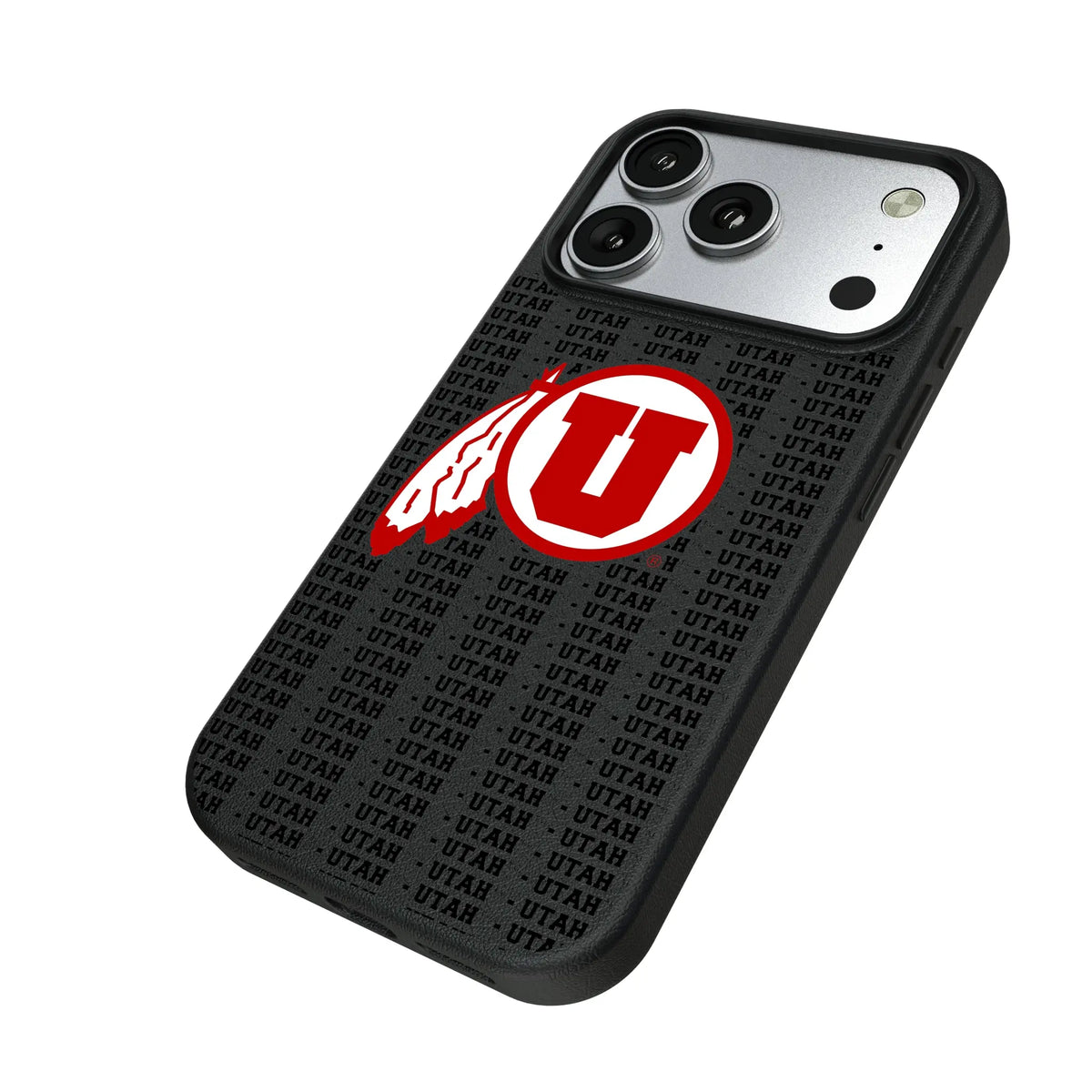 University of Utah Utes Text Backdrop MagSafe Compatible Phone Case for Apple iPhone