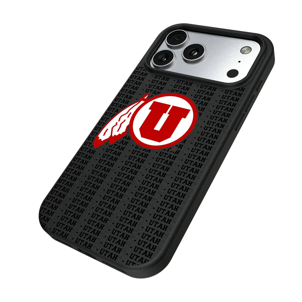 University of Utah Utes Text Backdrop MagSafe Compatible Phone Case for Apple iPhone