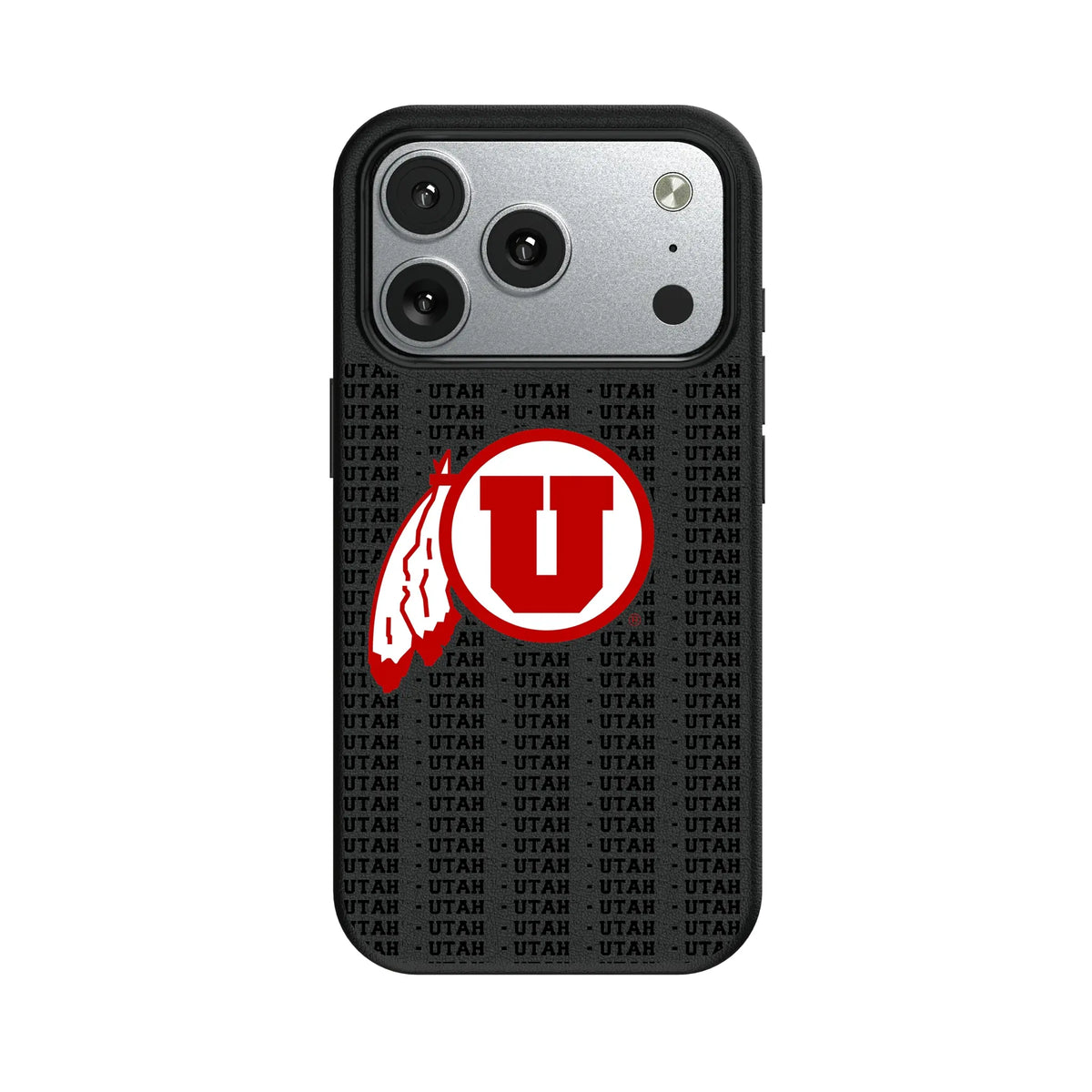 University of Utah Utes Text Backdrop MagSafe Compatible Phone Case for Apple iPhone