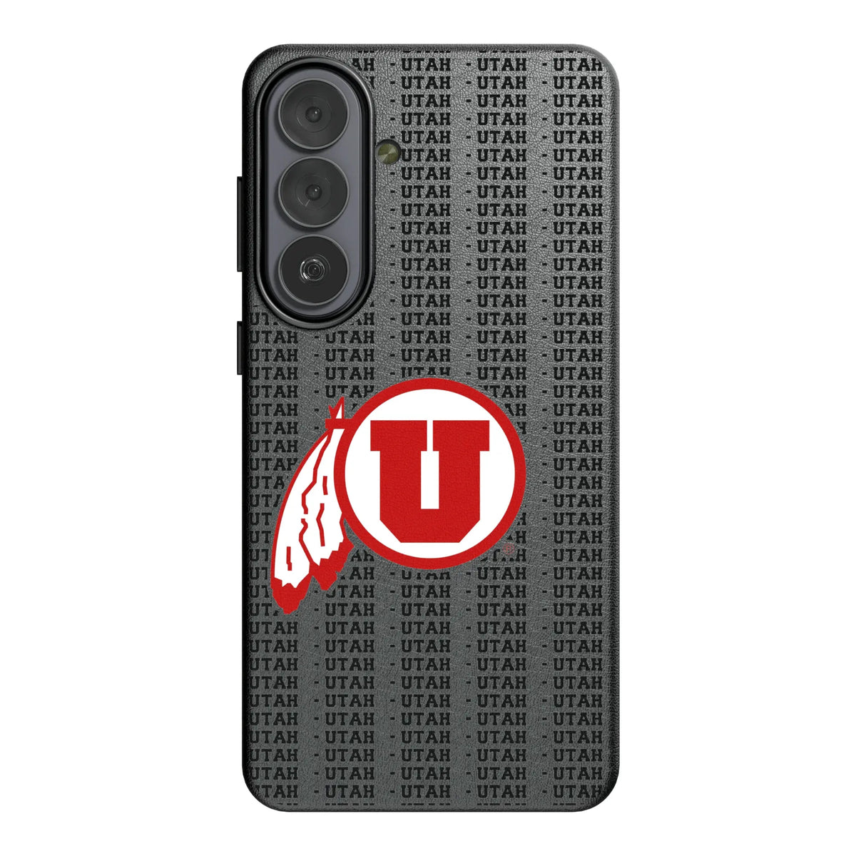 University of Utah Utes Text Backdrop MagSafe Compatible Phone Case for Samsung Galaxy