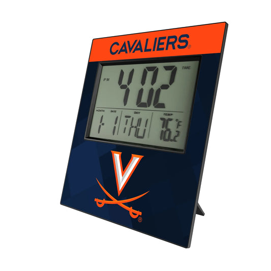 University of Virginia Cavaliers Color Block Wall Clock