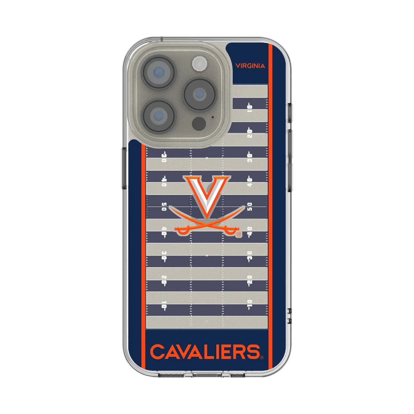 University of Virginia Cavaliers Field Clear Phone Case for Apple iPhone