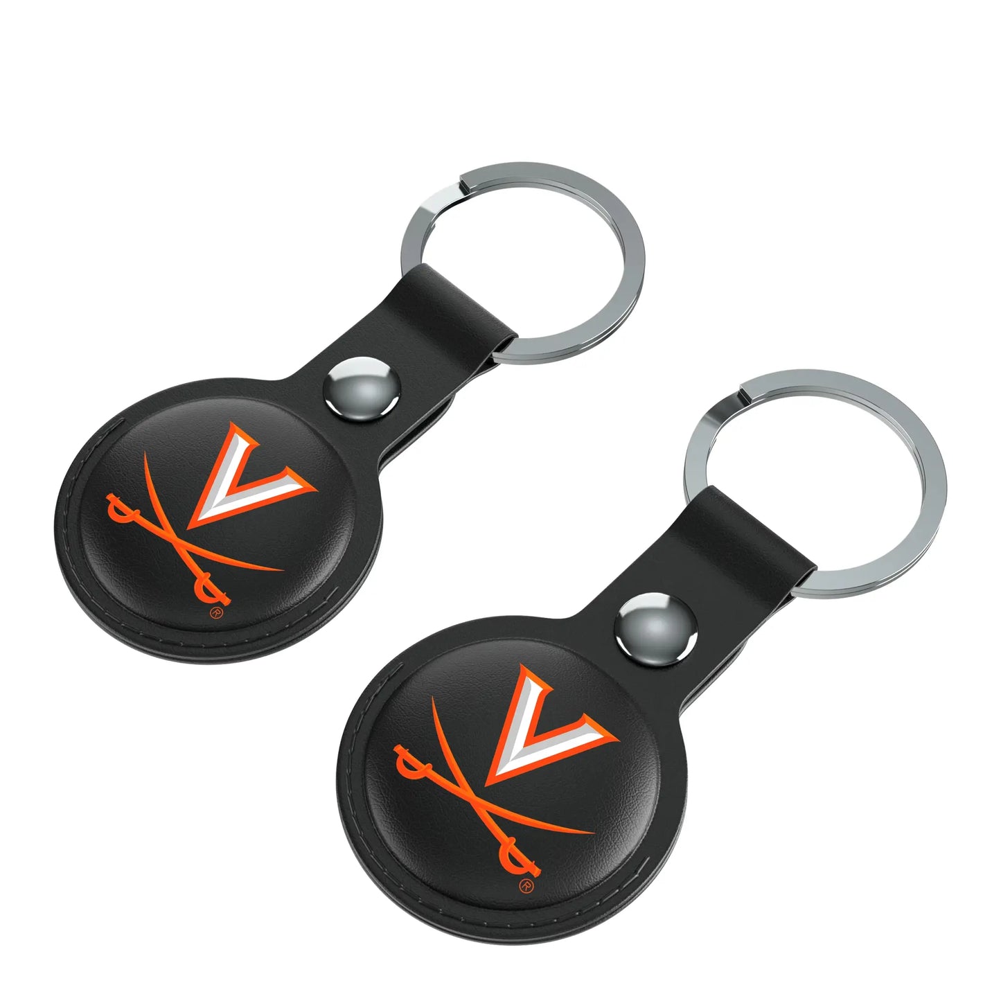 University of Virginia Cavaliers Insignia Black Airtag Holder 2-Pack