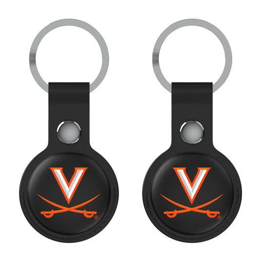 University of Virginia Cavaliers Insignia Black Airtag Holder 2-Pack
