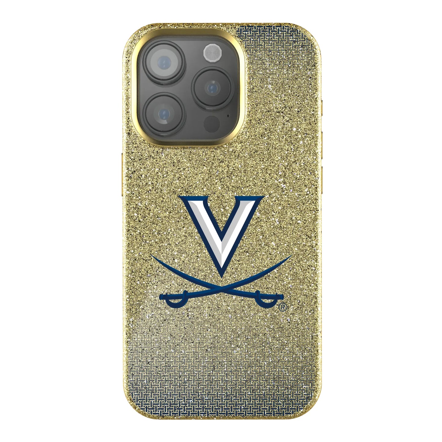 University of Virginia Cavaliers Linen Bling Phone Case for Apple iPhone