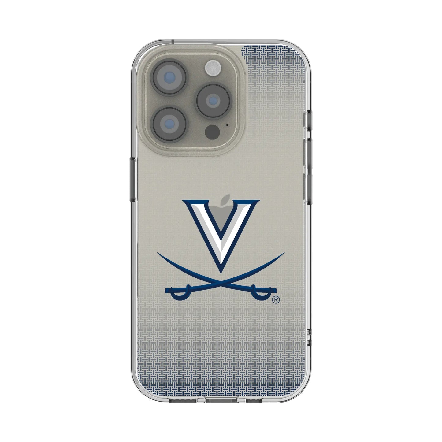 University of Virginia Cavaliers Linen Clear Phone Case for Apple iPhone