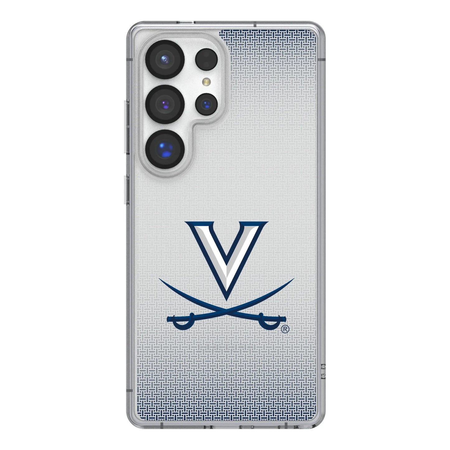 University of Virginia Cavaliers Linen Clear Phone Case for Samsung Galaxy