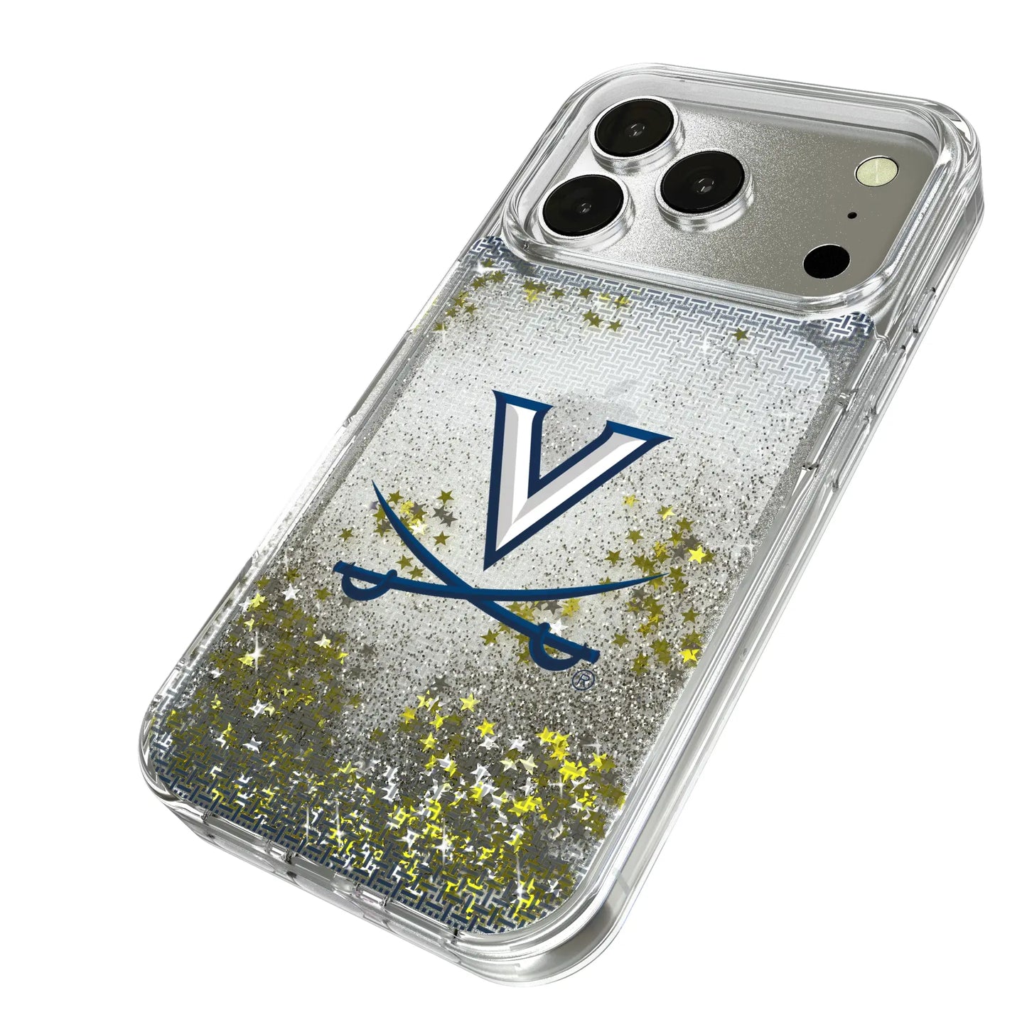 University of Virginia Cavaliers Linen Glitter Phone Case for Apple iPhone