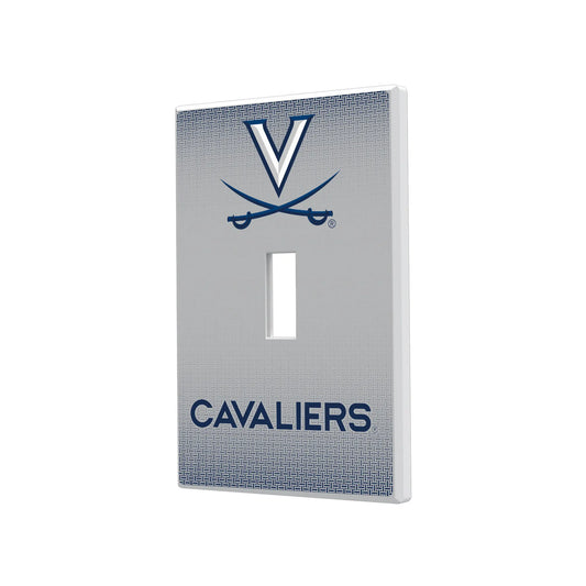 University of Virginia Cavaliers Linen Hidden-Screw Light Switch Plate