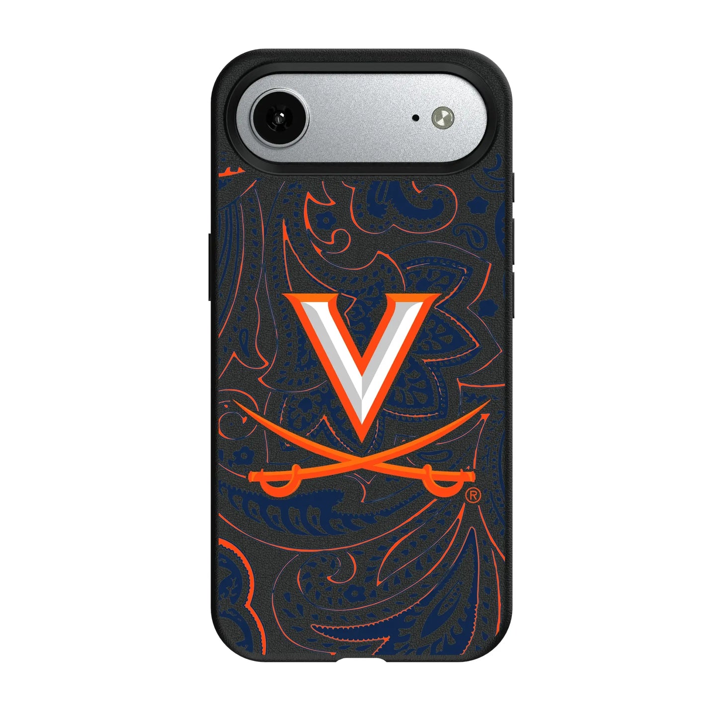 University of Virginia Cavaliers Paisley MagSafe Compatible Phone Case for Apple iPhone