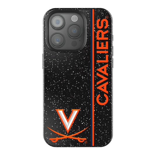University of Virginia Cavaliers Sidebar Black Bling Phone Case for Apple iPhone