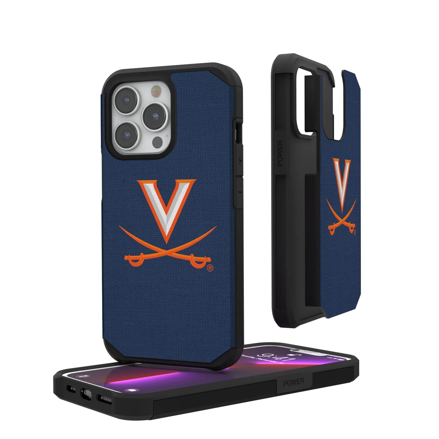 University of Virginia Cavaliers Solid Rugged Phone Case for Apple iPhone