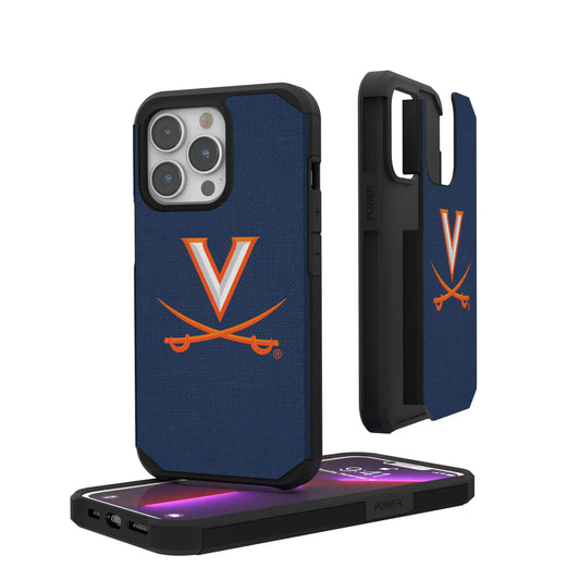 University of Virginia Cavaliers Solid Rugged Phone Case for Apple iPhone