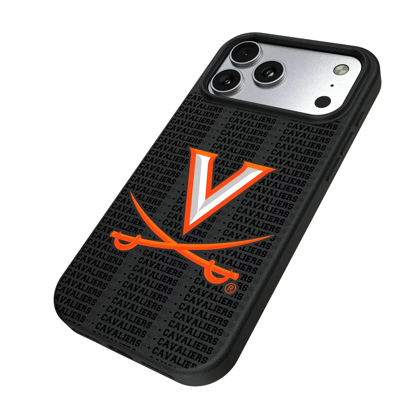 University of Virginia Cavaliers Text Backdrop MagSafe Compatible Phone Case for Apple iPhone