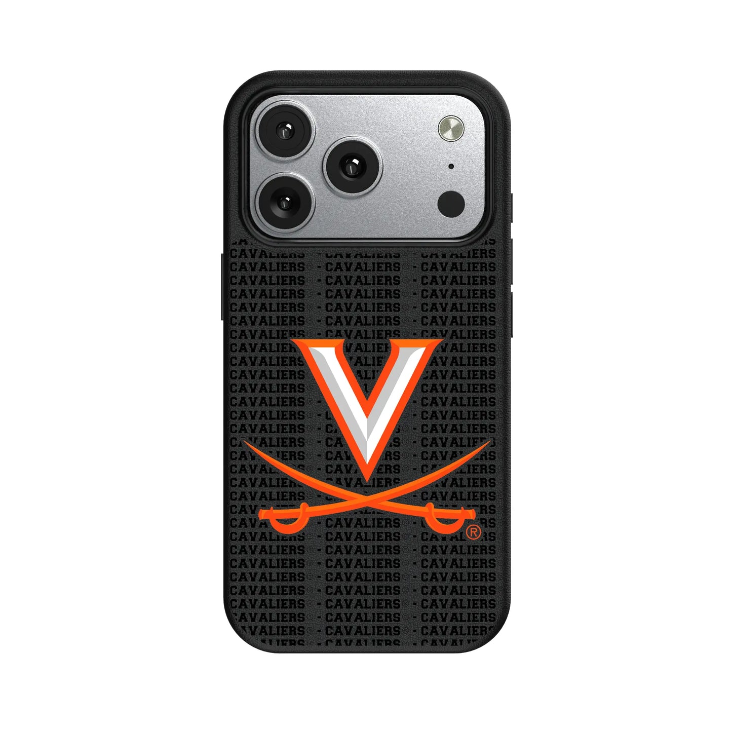 University of Virginia Cavaliers Text Backdrop MagSafe Compatible Phone Case for Apple iPhone