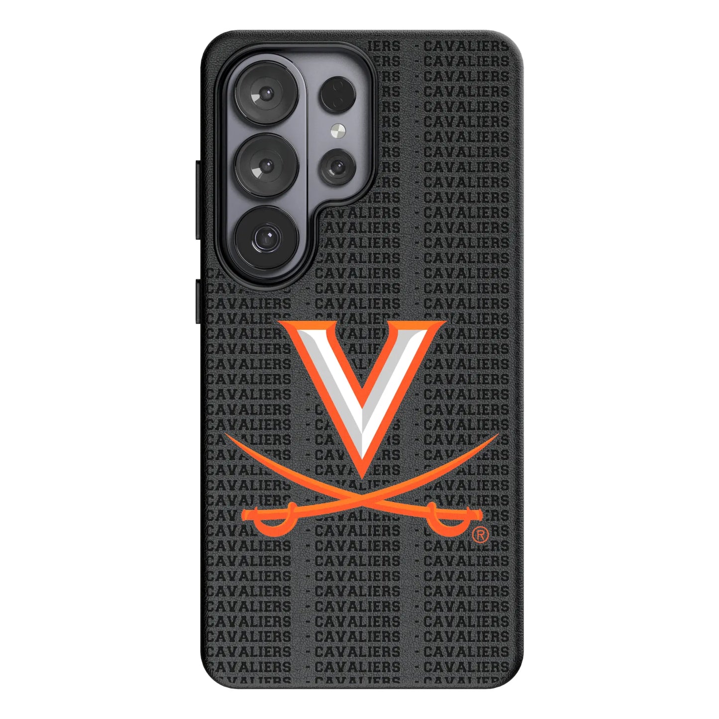 University of Virginia Cavaliers Text Backdrop MagSafe Compatible Phone Case for Samsung Galaxy