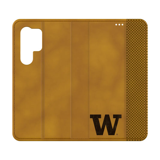 University of Washington Huskies Burn Folio Phone Case for Samsung Galaxy