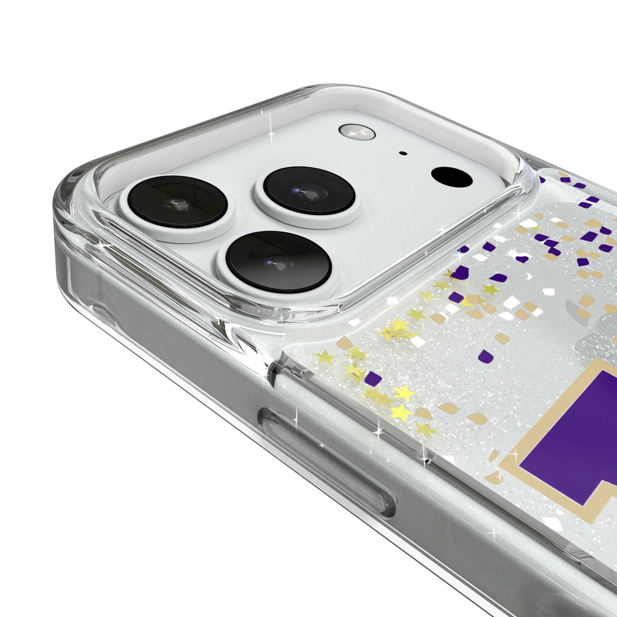 University of Washington Huskies Confetti Glitter Phone Case for Apple iPhone