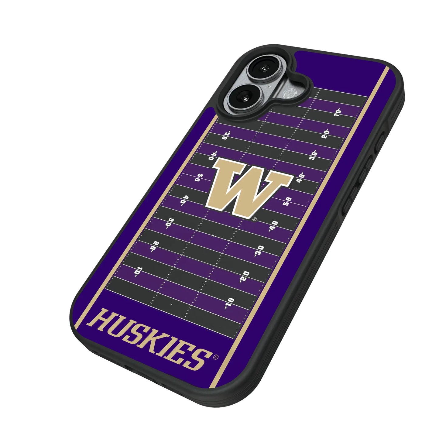 University of Washington Huskies Field Bump Phone Case for Apple iPhone
