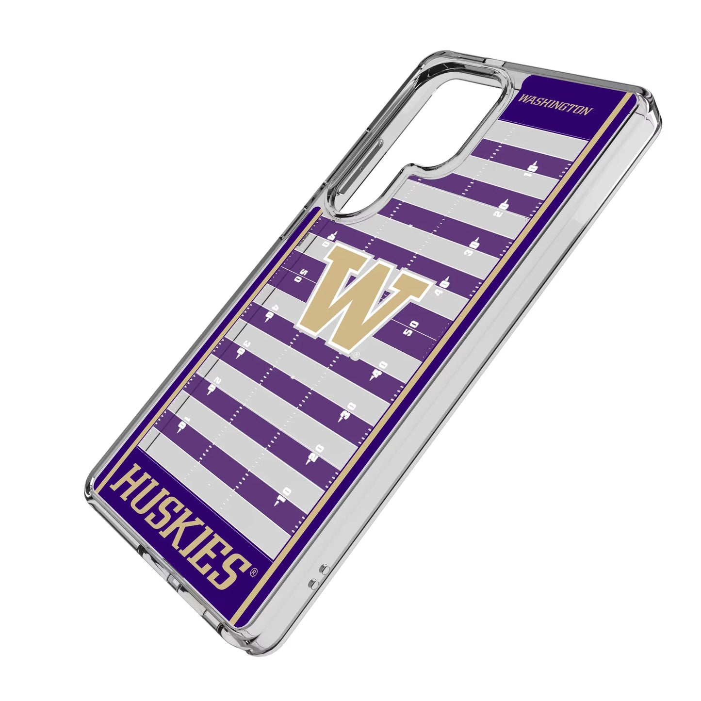 University of Washington Huskies Field Clear Phone Case for Samsung Galaxy