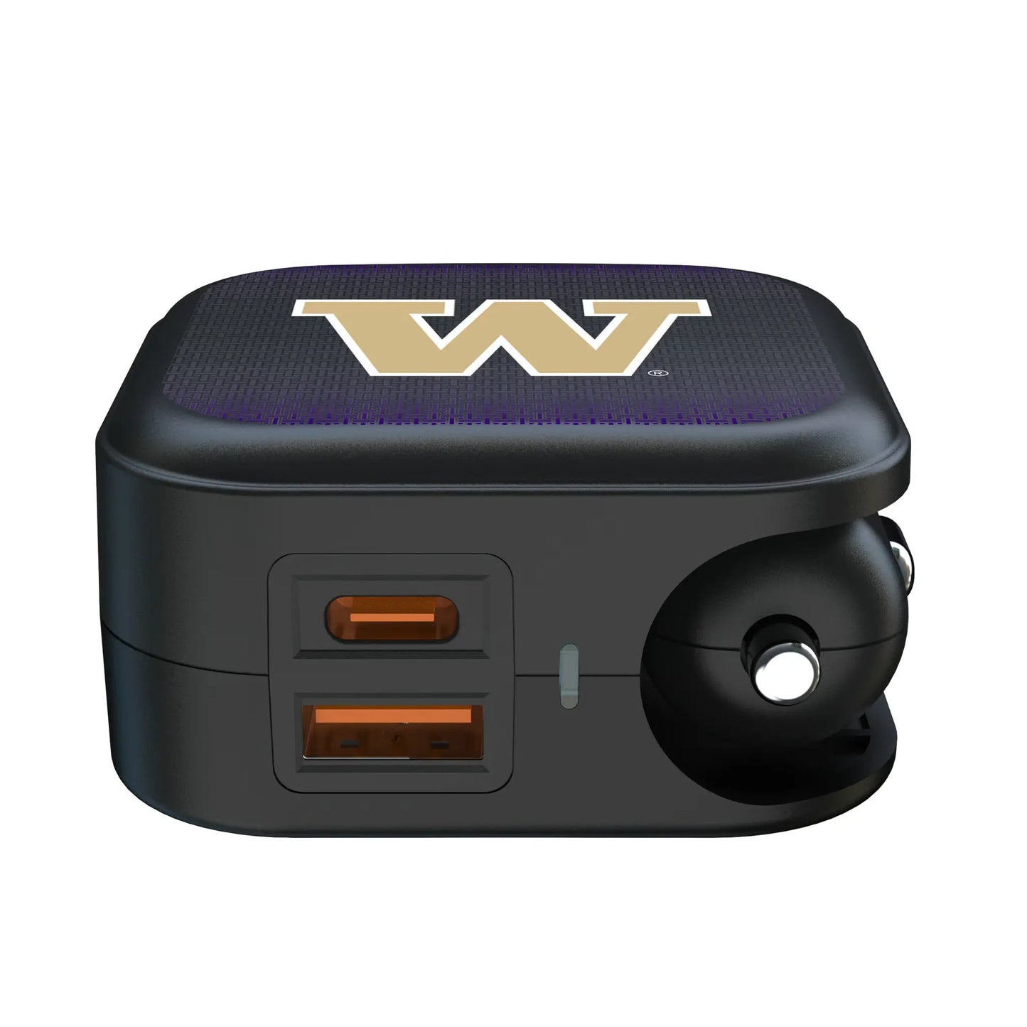 University of Washington Huskies Linen 2 in 1 USB A/C Charger
