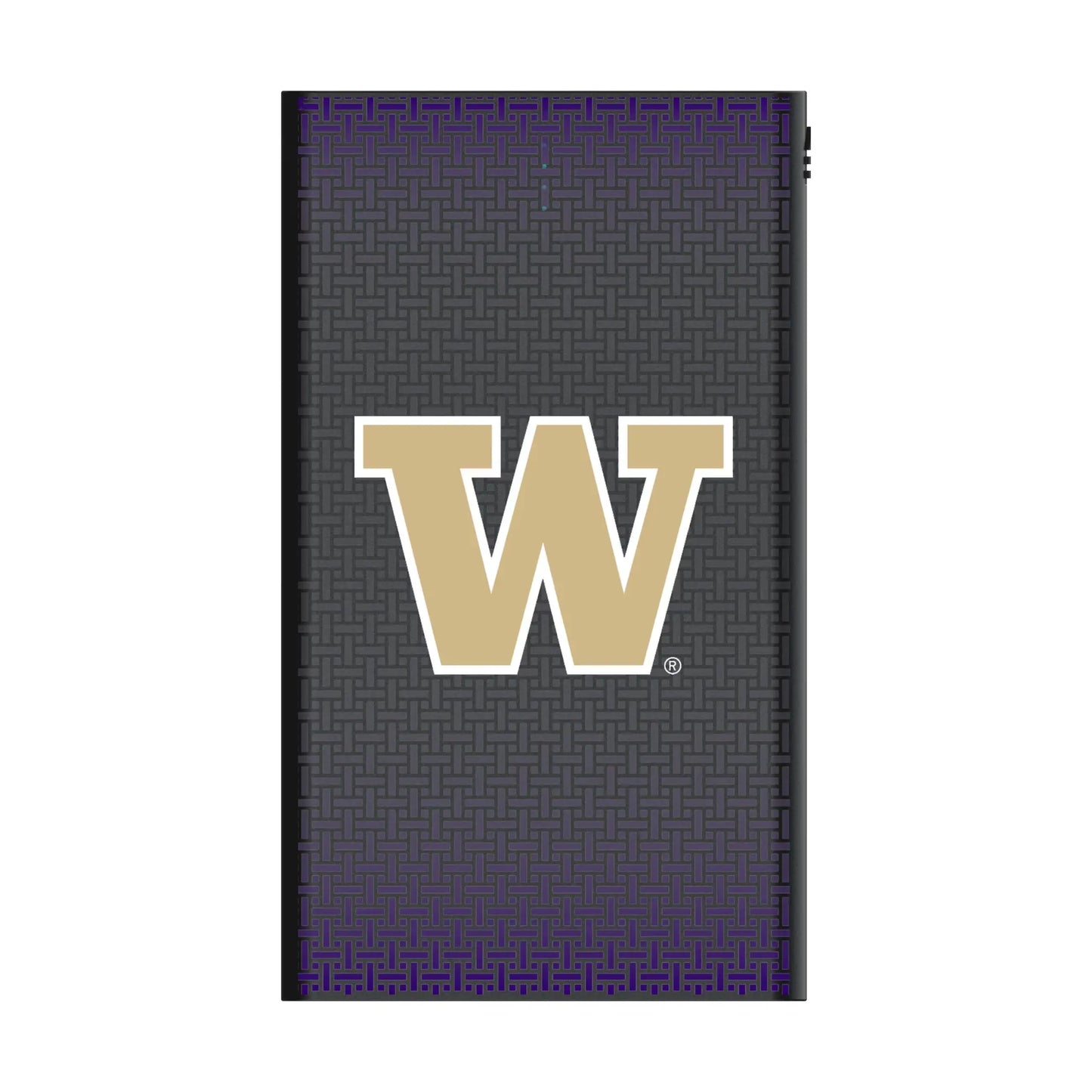 University of Washington Huskies Linen 5000mAh Flat Powerbank