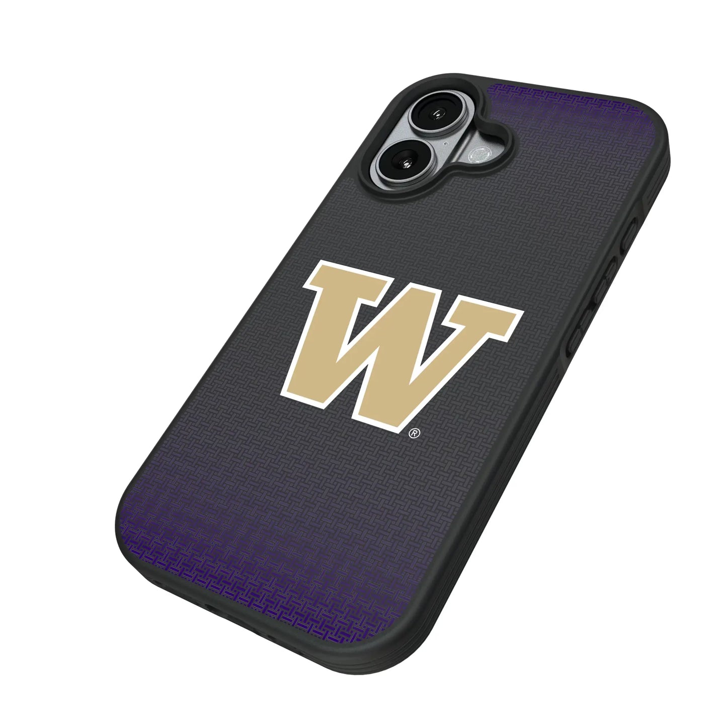 University of Washington Huskies Linen Bump Phone Case for Apple iPhone