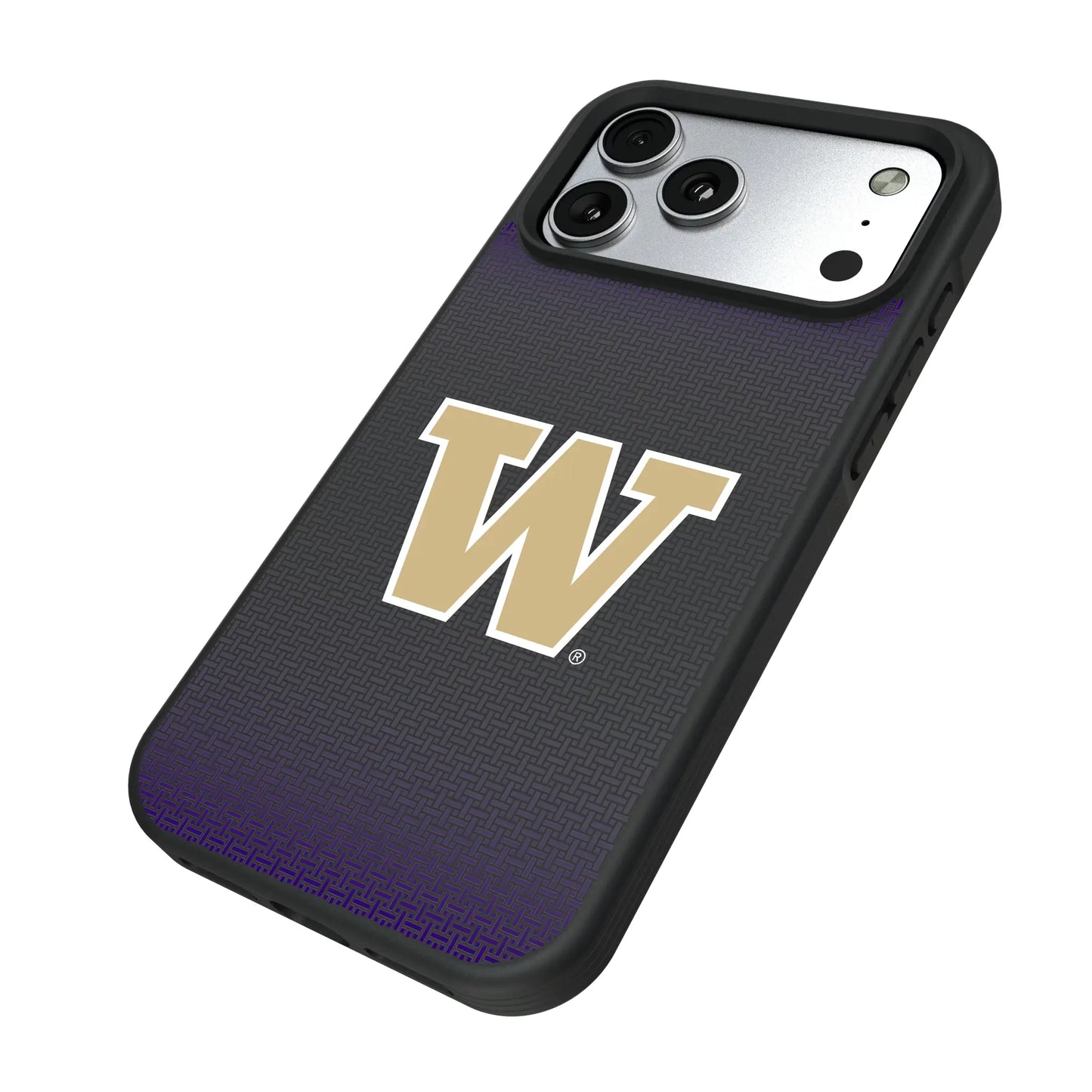University of Washington Huskies Linen Bump Phone Case for Apple iPhone