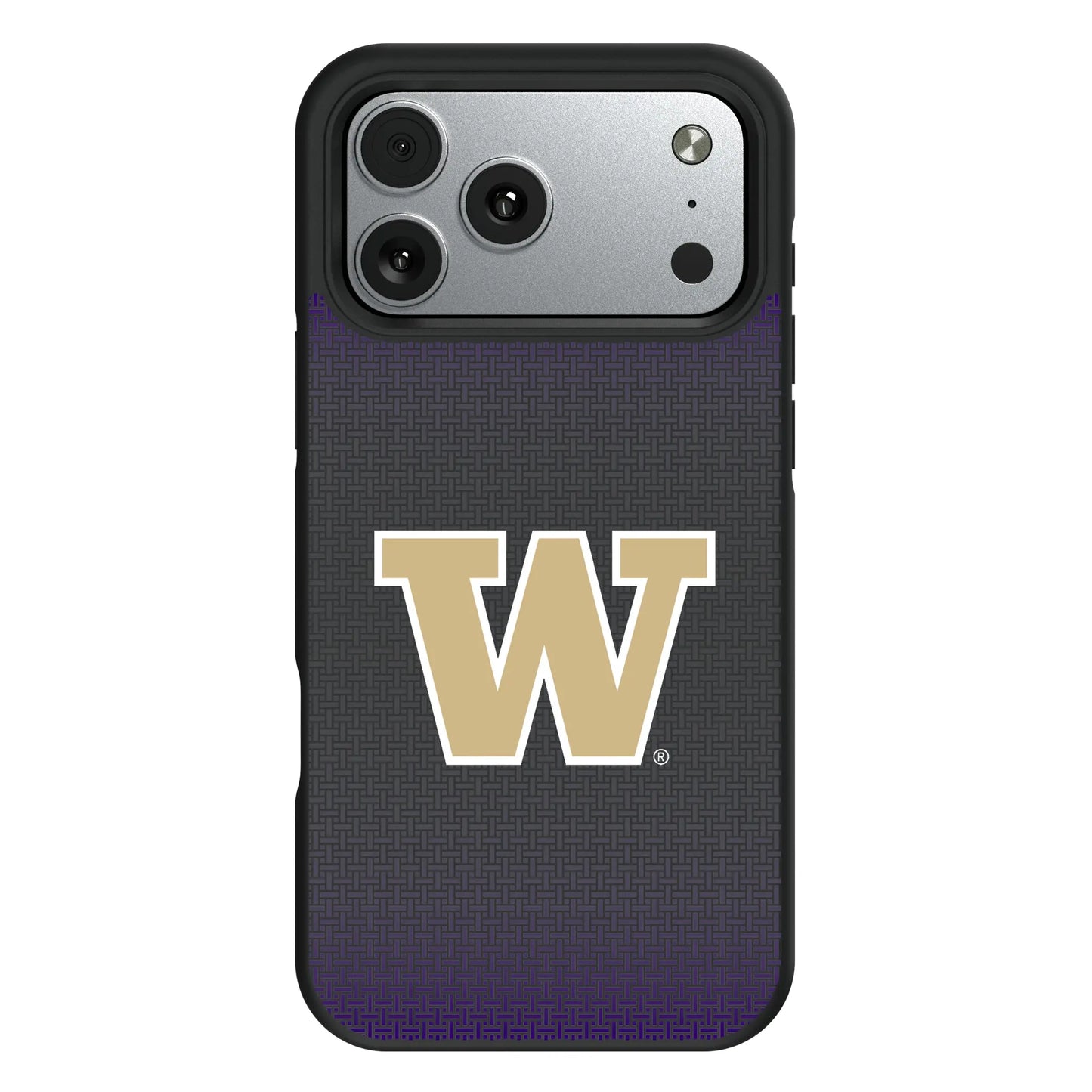 University of Washington Huskies Linen Bump Phone Case for Apple iPhone