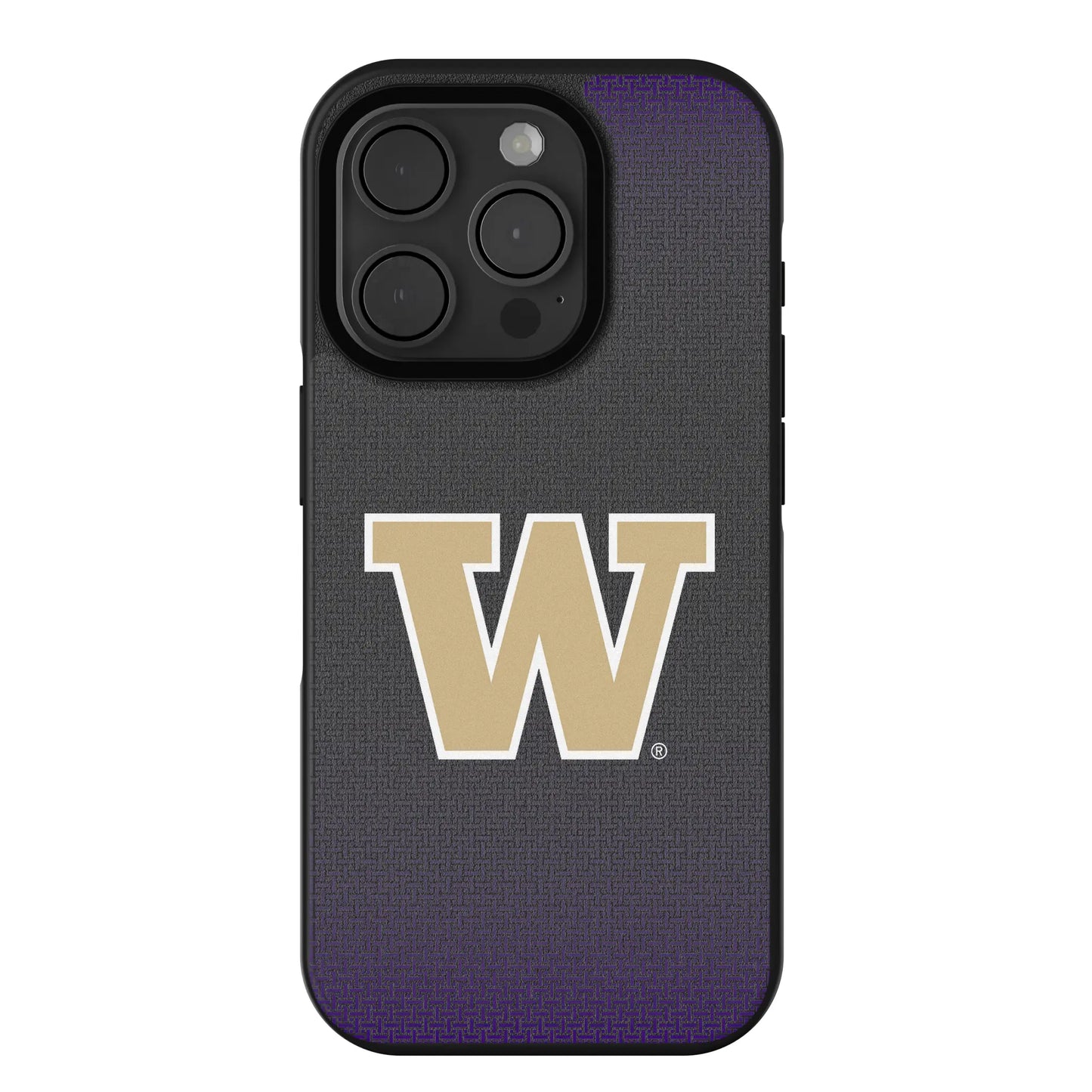 University of Washington Huskies Linen Bump Phone Case for Apple iPhone